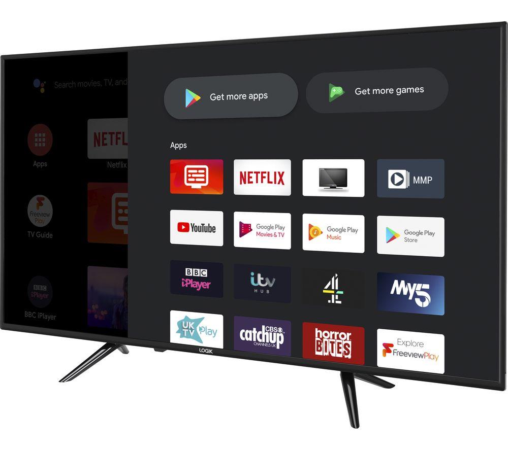 Buy LOGIK L58AUE21 Android TV 58" Smart 4K Ultra HD HDR LED TV with
