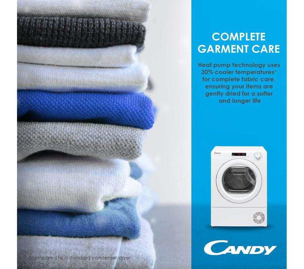 CANDY BCTD H7A1TBE-80 WiFi-enabled Integrated 7 kg Heat Pump Tumble Dryer image number 3 of 8