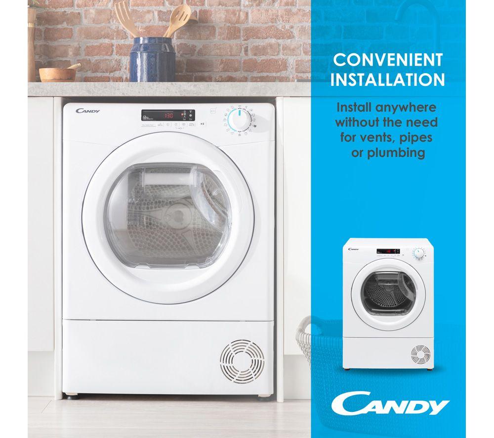 CANDY BCTD H7A1TBE-80 WiFi-enabled Integrated 7 kg Heat Pump Tumble Dryer image number 4 of 8