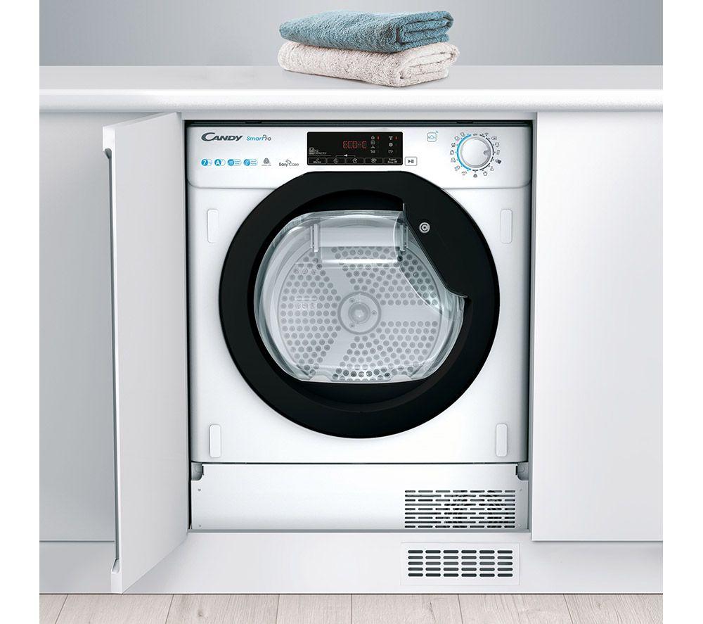 CANDY BCTD H7A1TBE-80 WiFi-enabled Integrated 7 kg Heat Pump Tumble Dryer image number 7 of 8