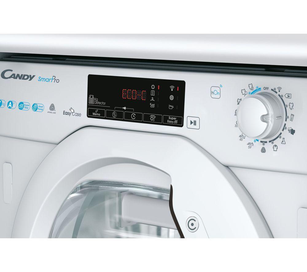 CANDY Smart Pro BCTD H7A1TE-80 Integrated WiFi-enabled 7 kg Heat Pump Tumble Dryer image number 6 of 9