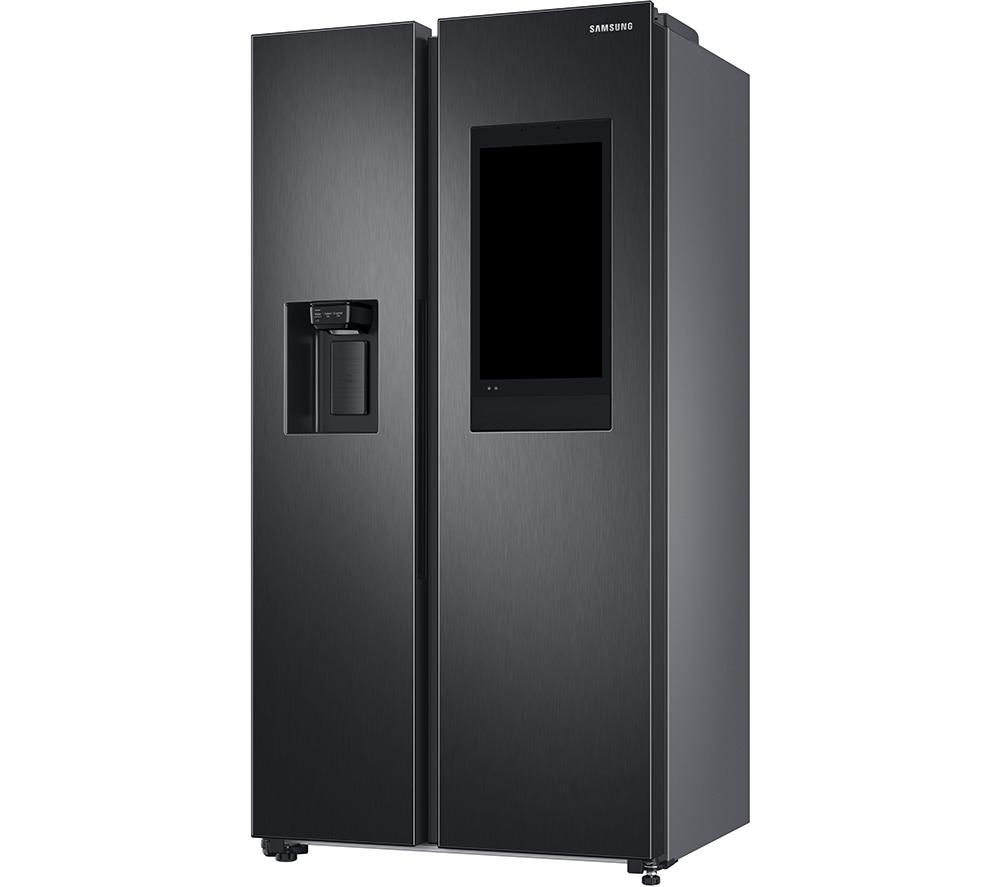 SAMSUNG Family Hub SpaceMax RS6HA8891B1/EU American-Style Smart Fridge  Freezer - Black Stainless