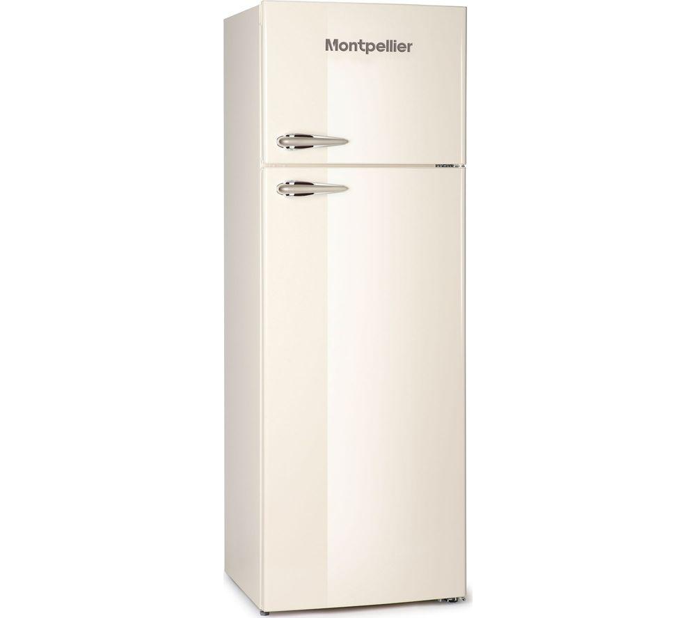 Cream deals fridge freezer