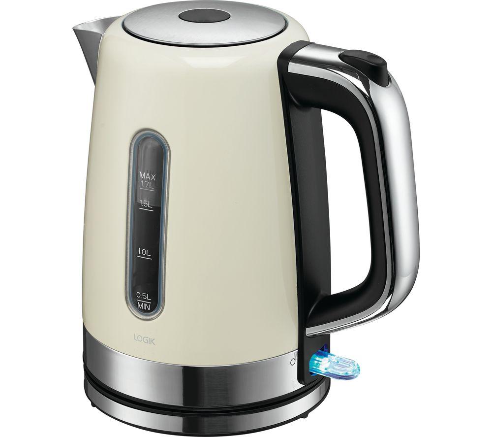 LOGIK L17SKW21 Jug Kettle - Cream image number 2 of 5