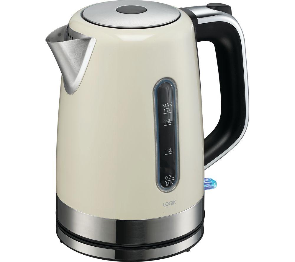 LOGIK L17SKW21 Jug Kettle - Cream image number 3 of 5