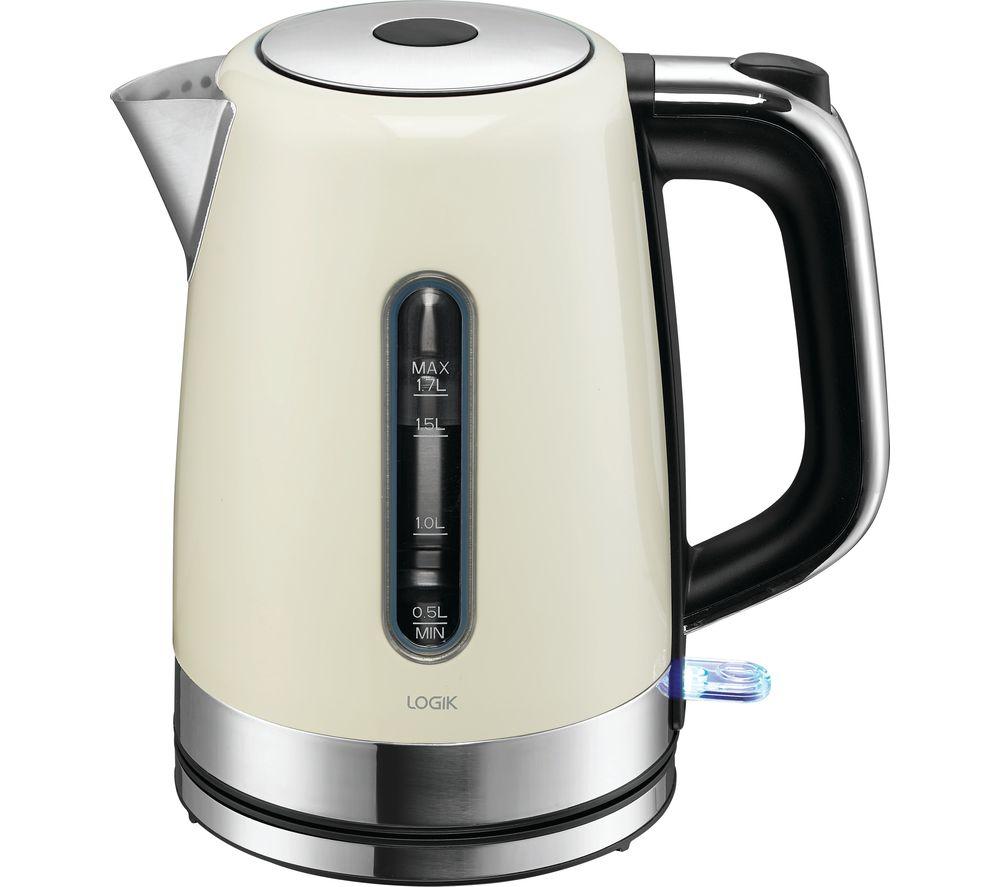 LOGIK L17SKW21 Jug Kettle - Cream image number 5 of 5