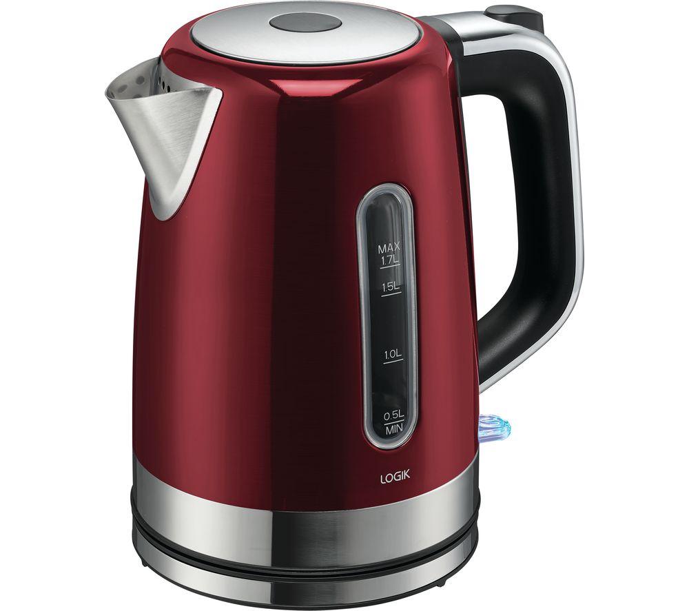 LOGIK L17SKR21 Jug Kettle - Red image number 3 of 5