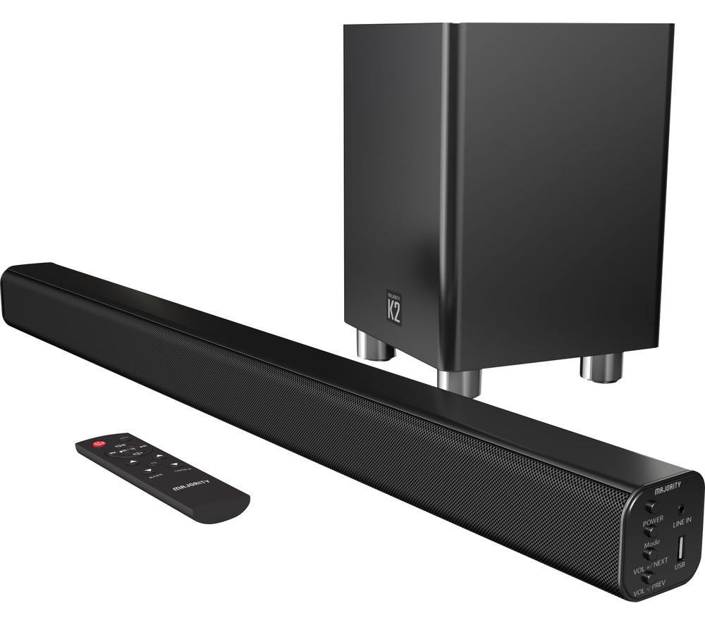 Majority ben nevis ii soundbar sale & wireless subwoofer surround sound