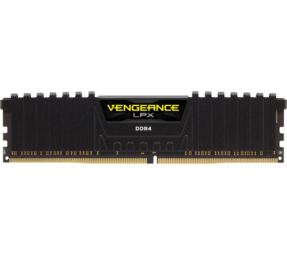 Corsair VENGEANCE LPX DDR4 RAM 16GB (2x8GB) 3200MHz CL16 Intel XMP 2.0 Computer Memory - Black (CMK16GX4M2B3200C16)