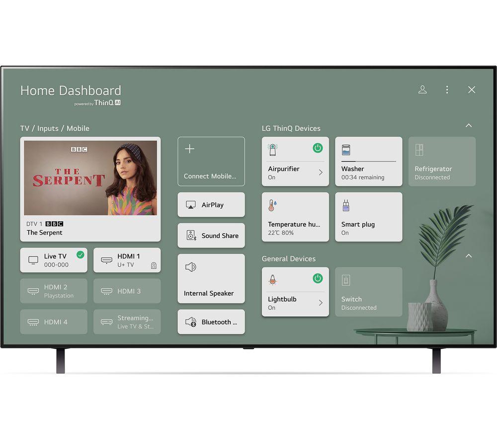 Buy LG OLED65A16LA 65" Smart 4K Ultra HD HDR OLED TV with Google