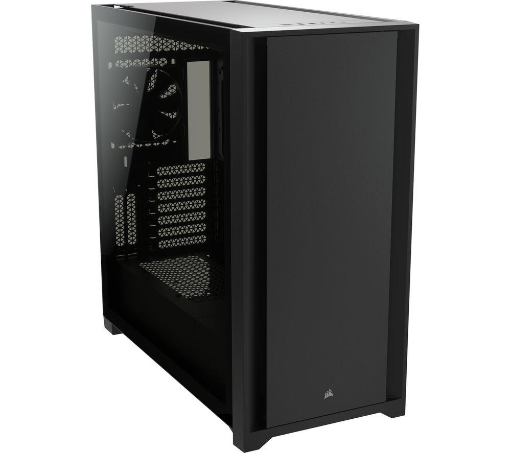 CORSAIR 5000D Tempered Glass ATX Mid-Tower PC Case - Black, Black