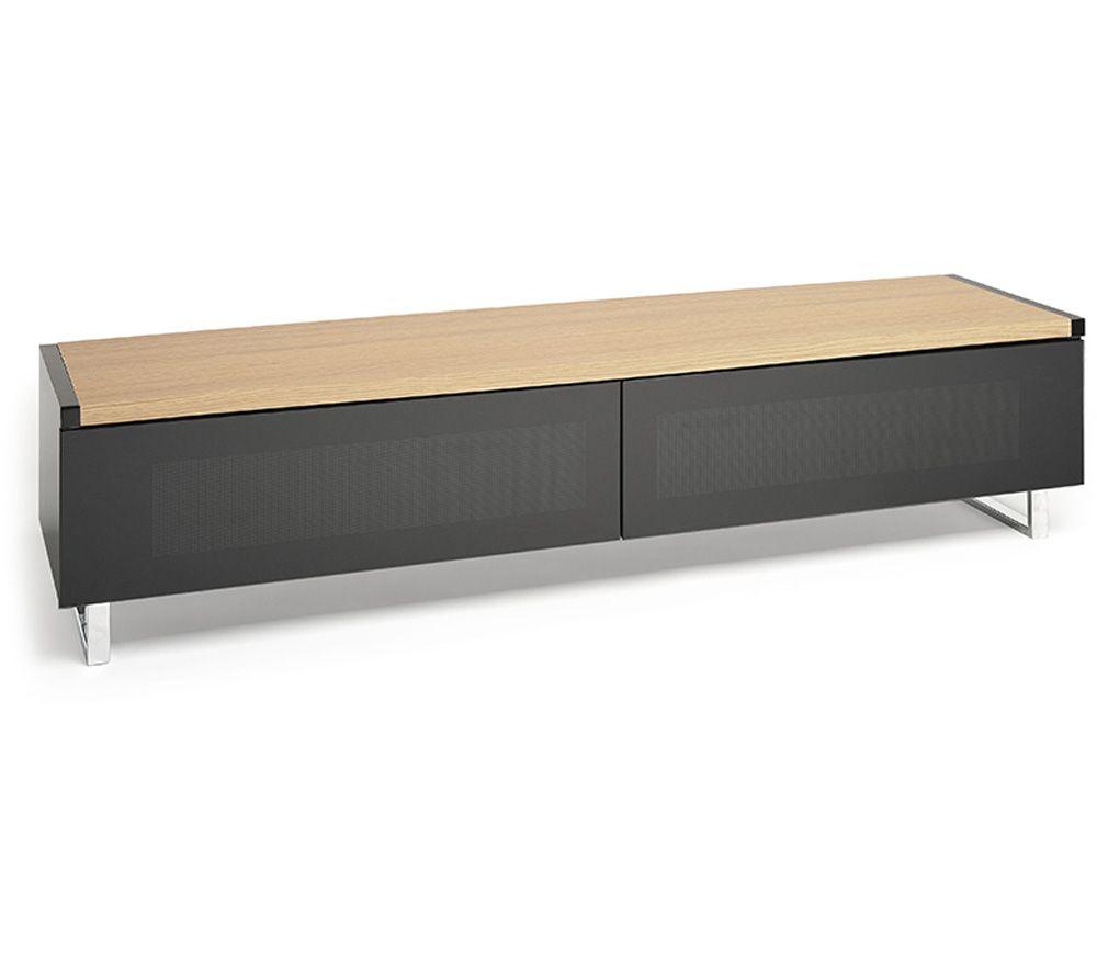 Oak and deals grey tv stand