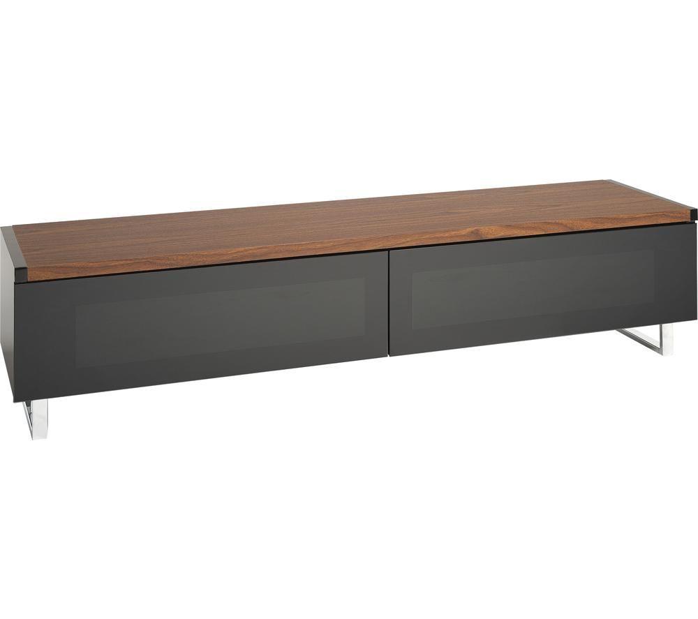 Avf Panorama Pm160wb 1600 Mm Tv Stand  Black & Walnut, Black,Brown
