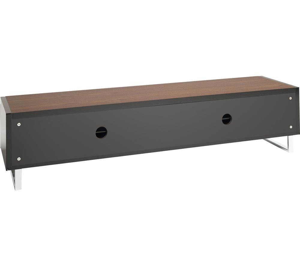 AVF Panorama PM160WB 1600 mm TV Stand for up to 80" TVs &ndash; Black & Walnut image number 5 of 7
