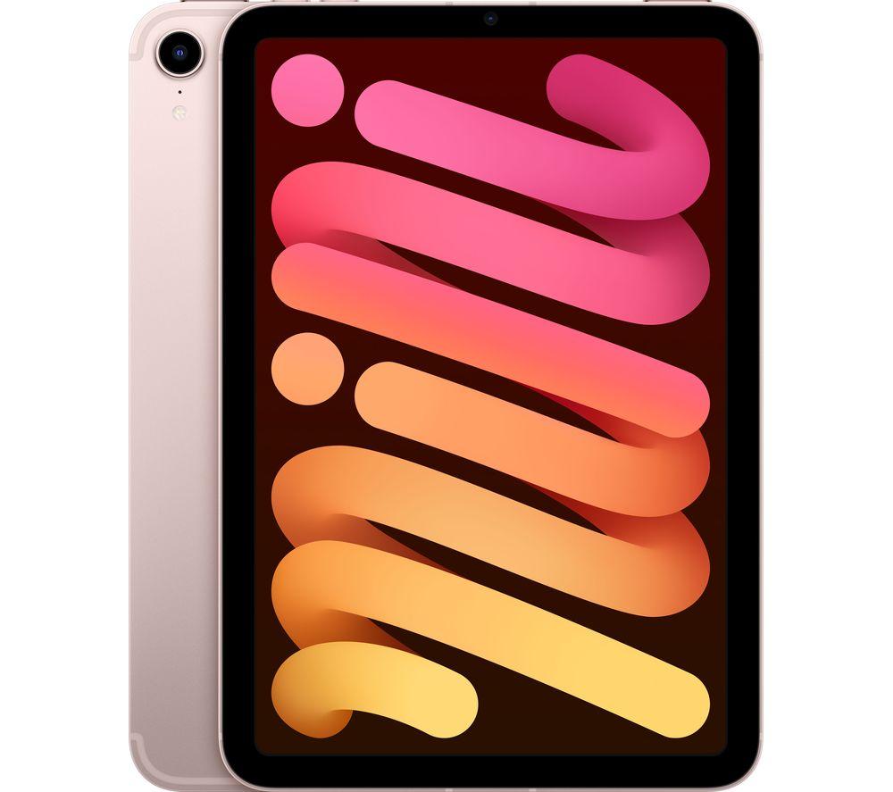 Apple 2021 iPad mini (8.3-inch, Wi-Fi + Cellular, 64GB) - Pink (6th Generation)