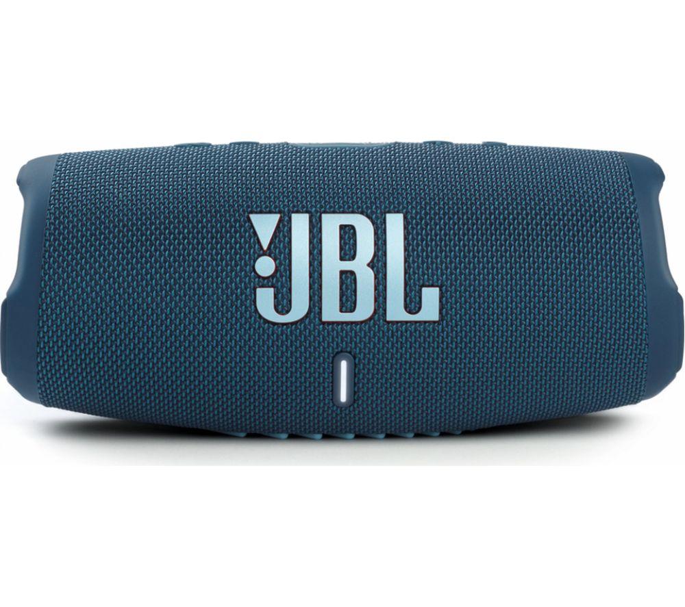 JBL Charge 5 - Portable Bluetooth Speaker with deep bass, IP67 waterproof and dustproof, 20 hours of playtime, built-in powerbank, in blue