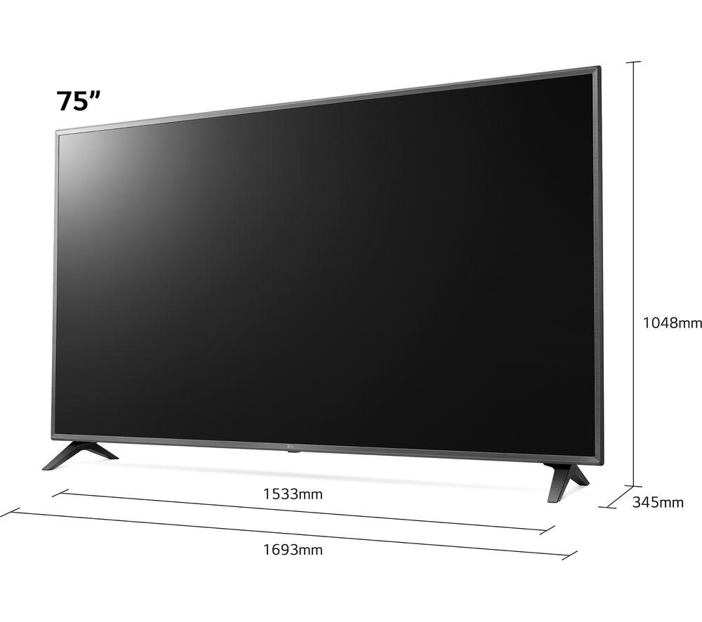 Buy LG 43UP75006LF 43" Smart 4K Ultra HD HDR LED TV Currys