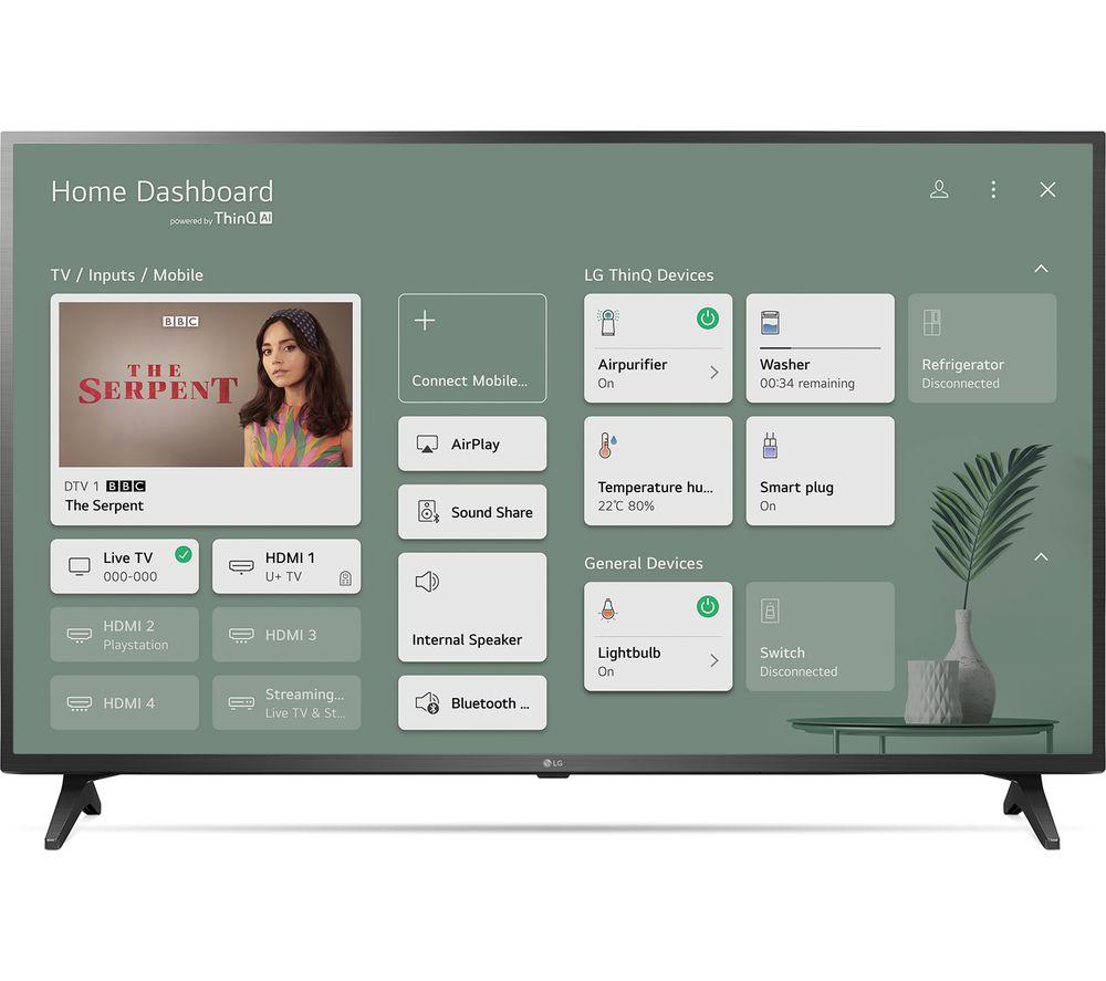 Buy LG 43UP75006LF 43" Smart 4K Ultra HD HDR LED TV Currys
