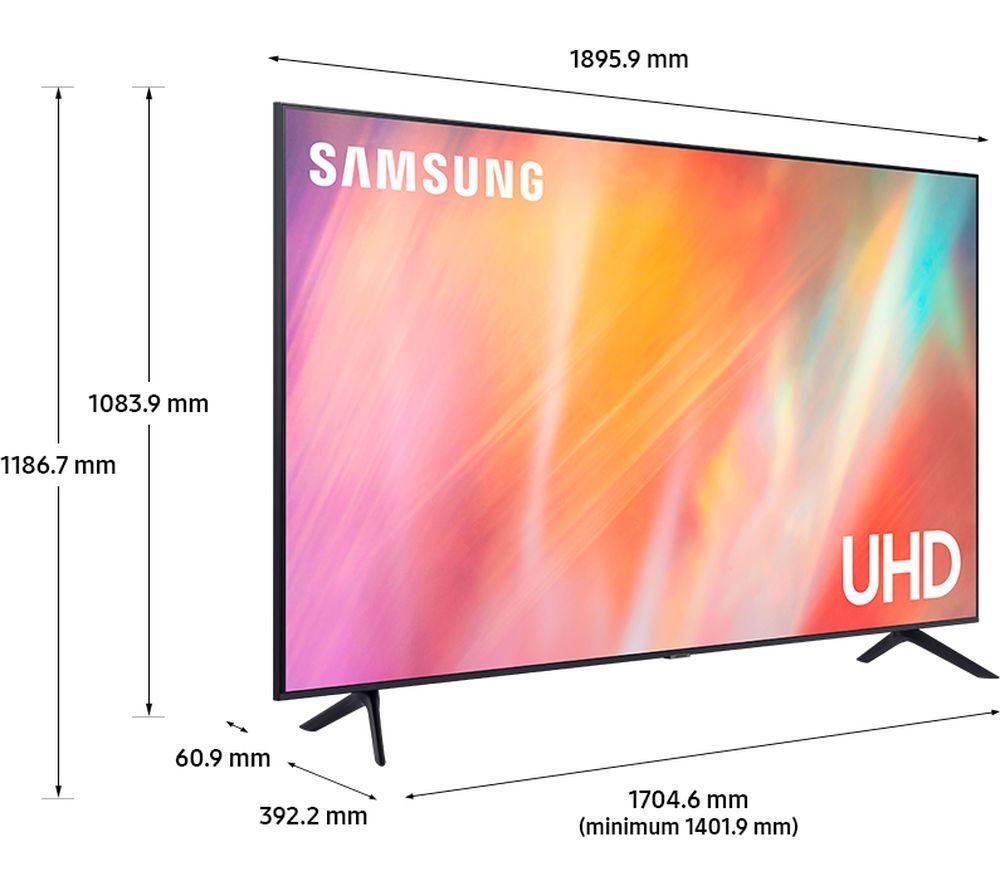 Buy Samsung Ue65au7100kxxu 65 Smart 4k Ultra Hd Hdr Led Tv Currys 4736