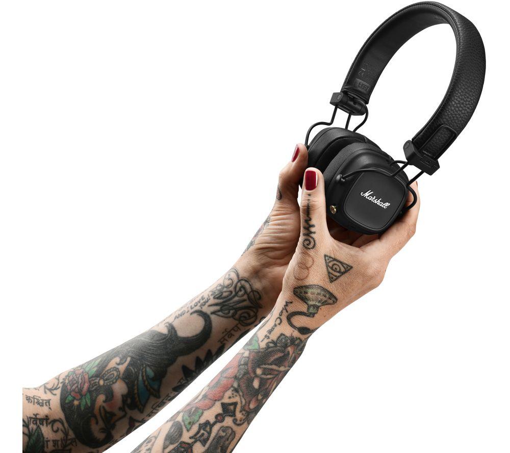 Buy MARSHALL Major IV Wireless Bluetooth Headphones - Black | Currys