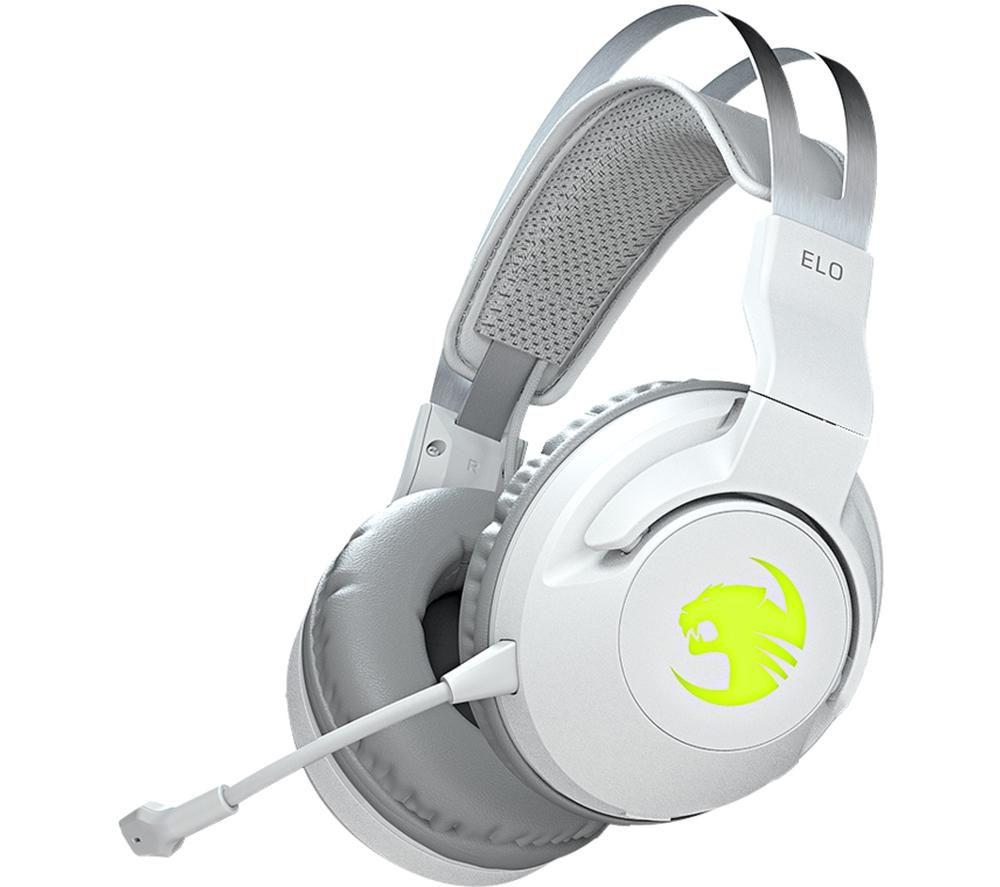 Image of ROCCAT Elo Wireless 7.1 Gaming Headset - White, White