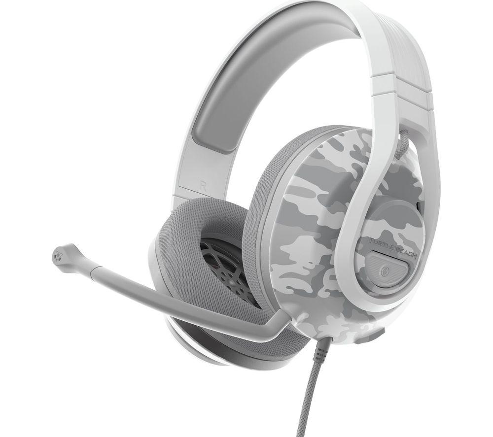 Image of TURTLE BEACH Recon 500 Gaming Headset - Arctic Camo, White