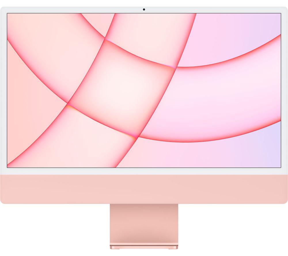 Image of Apple 24-inch iMac 4.5K, M1 chip, 8C CPU, 8C GPU, 8GB RAM, 256GB SSD - Pink