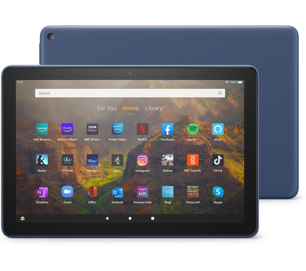 Image of Amazon Fire HD 10 10.1" Tablet (2021) - 32 GB, Denim, Blue