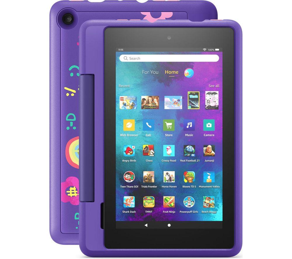 Image of AMAZON Fire 7" Kids Pro Tablet (2021) - 16 GB, Doodle, Purple