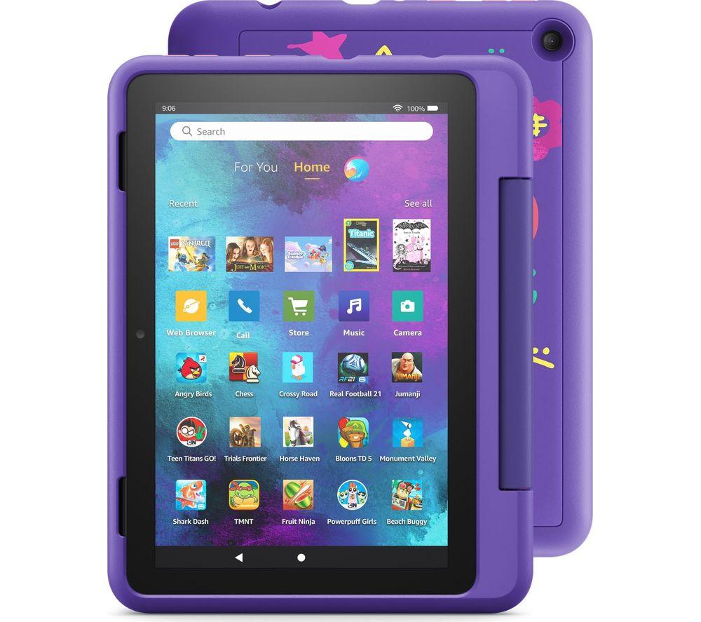 Image of AMAZON Fire HD 8" Kids Pro Tablet (2021) - 32 GB, Doodle, Purple