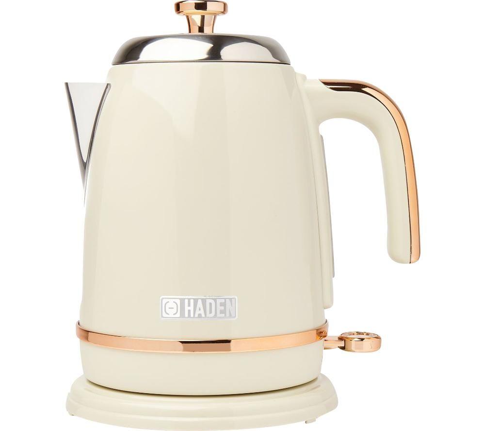 Haden Salcombe 198778 Jug Kettle - Cream & Copper, Cream