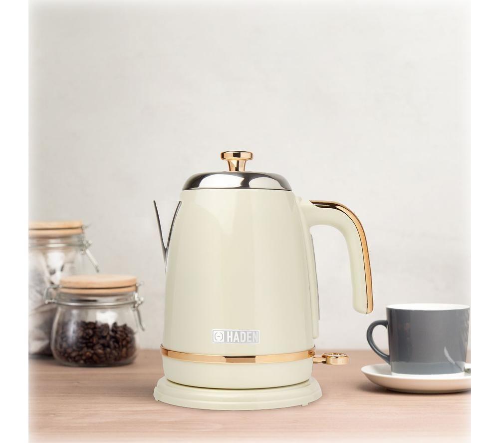 HADEN Salcombe 198778 Jug Kettle - Cream & Copper image number 2 of 7
