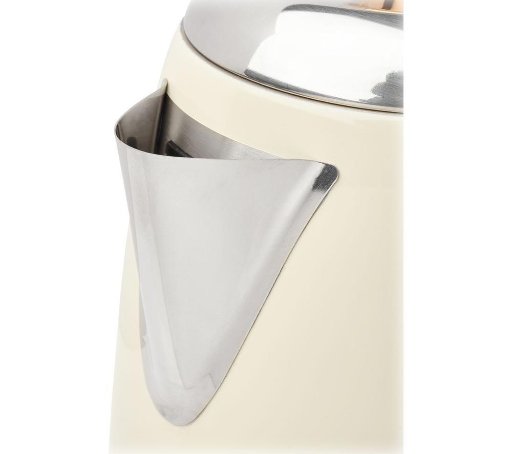 HADEN Salcombe 198778 Jug Kettle - Cream & Copper image number 3 of 7