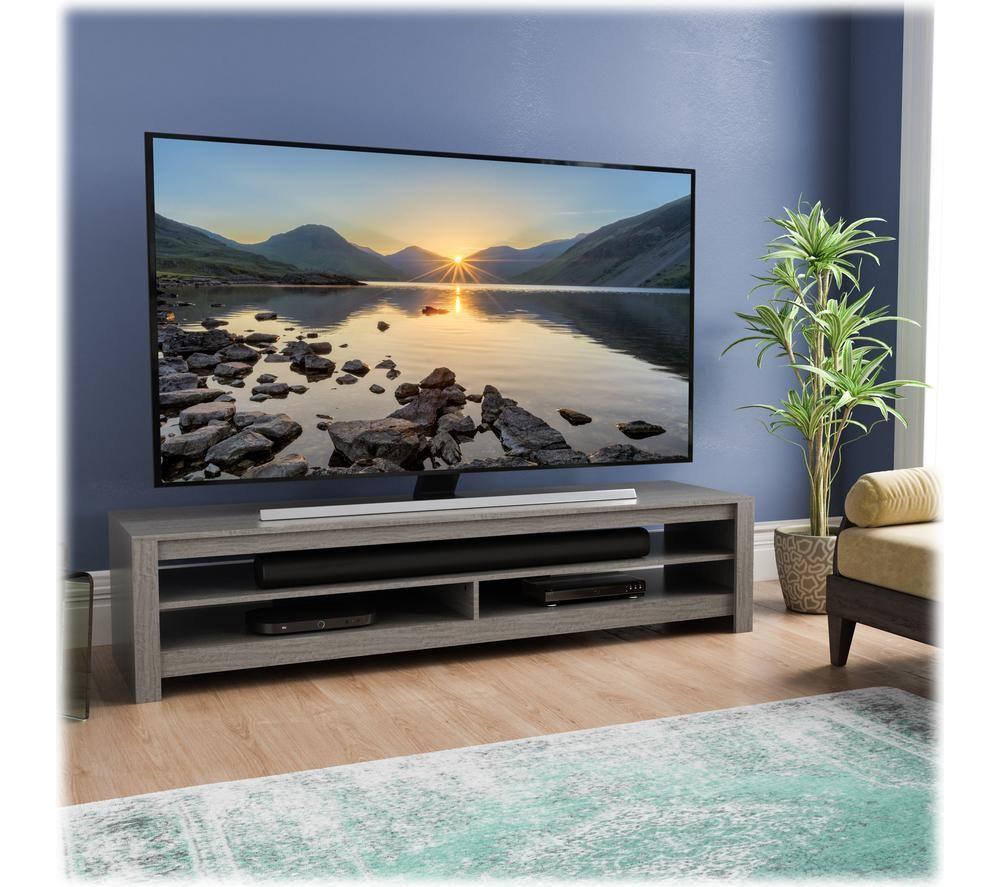 AVF Calibre CA180RGRE 1800 mm TV Stand for for up to 85" TVs - Grey image number 5 of 5