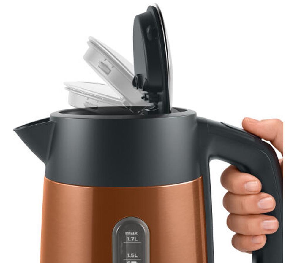 BOSCH DesignLine Plus TWK4P439GB Cordless Jug Kettle - Copper image number 9 of 11