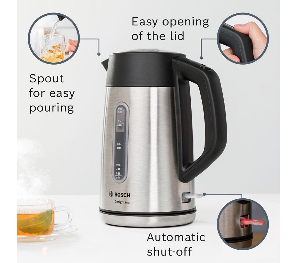 Buy BOSCH DesignLine Plus TWK4P440GB Cordless Jug Kettle