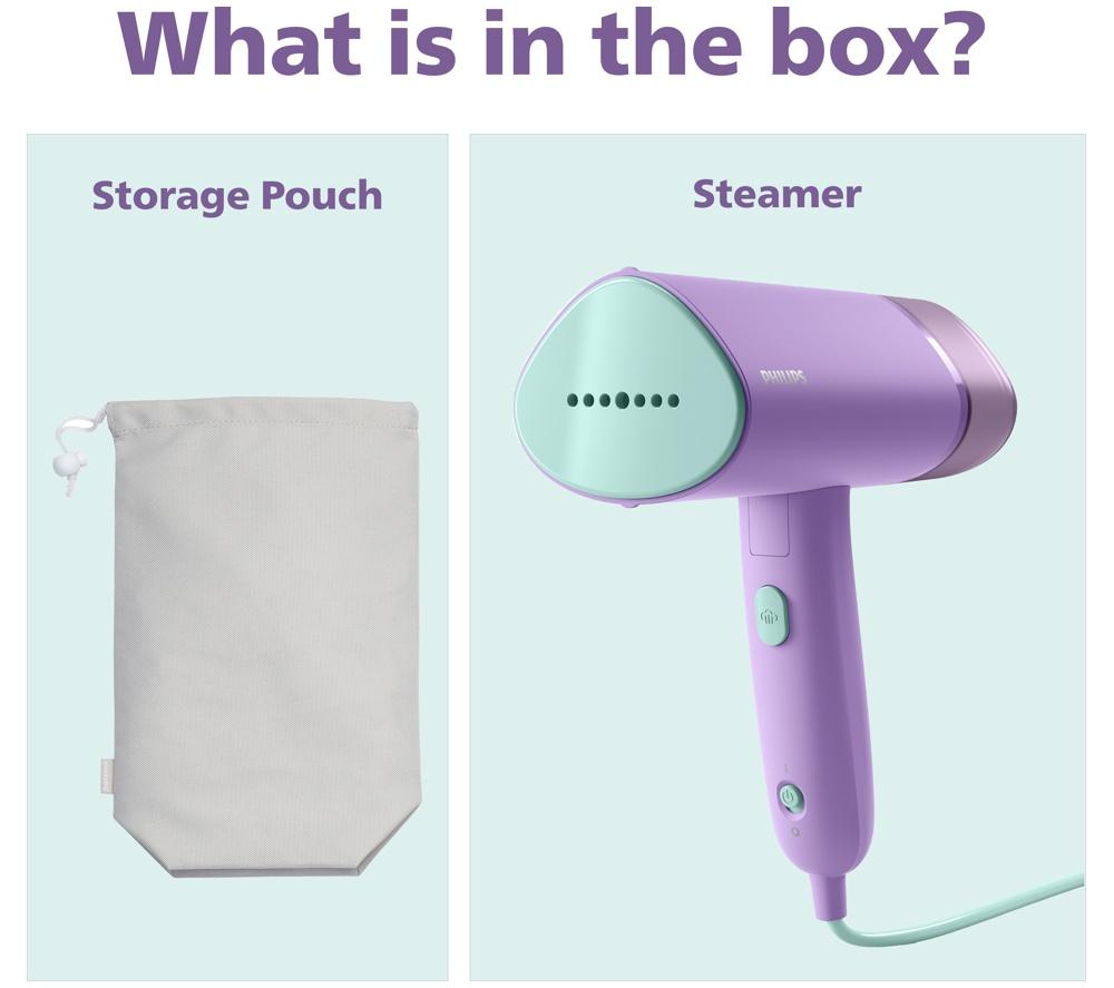 PHILIPS 3000 Series STH3010/30 Clothes Steamer - Purple image number 9 of 11