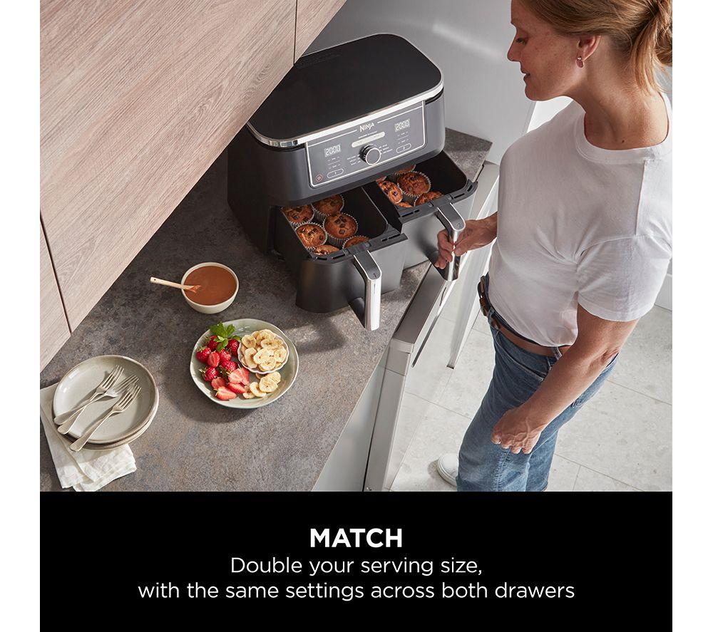 Ninja Foodi MAX Dual Zone Smart Cook Air Fryer, Black