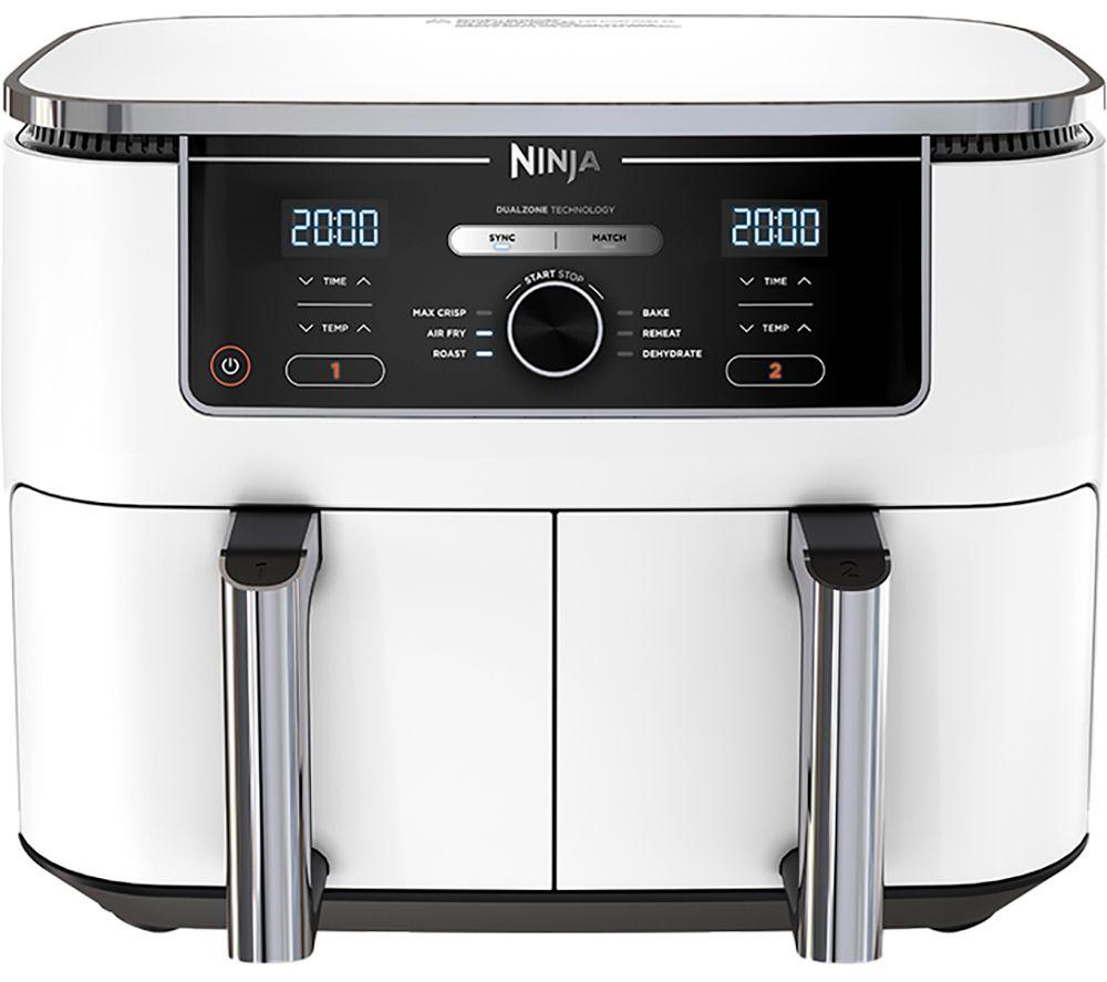 NINJA Foodi MAX Dual Zone AF400UKWH Air Fryer - White, White