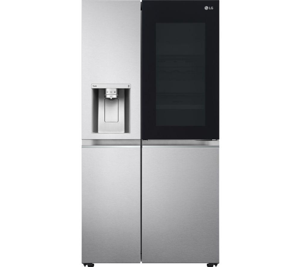 LG InstaView GSXV91BSAE American-Style Smart Fridge Freezer - Stainless Steel, Stainless Steel