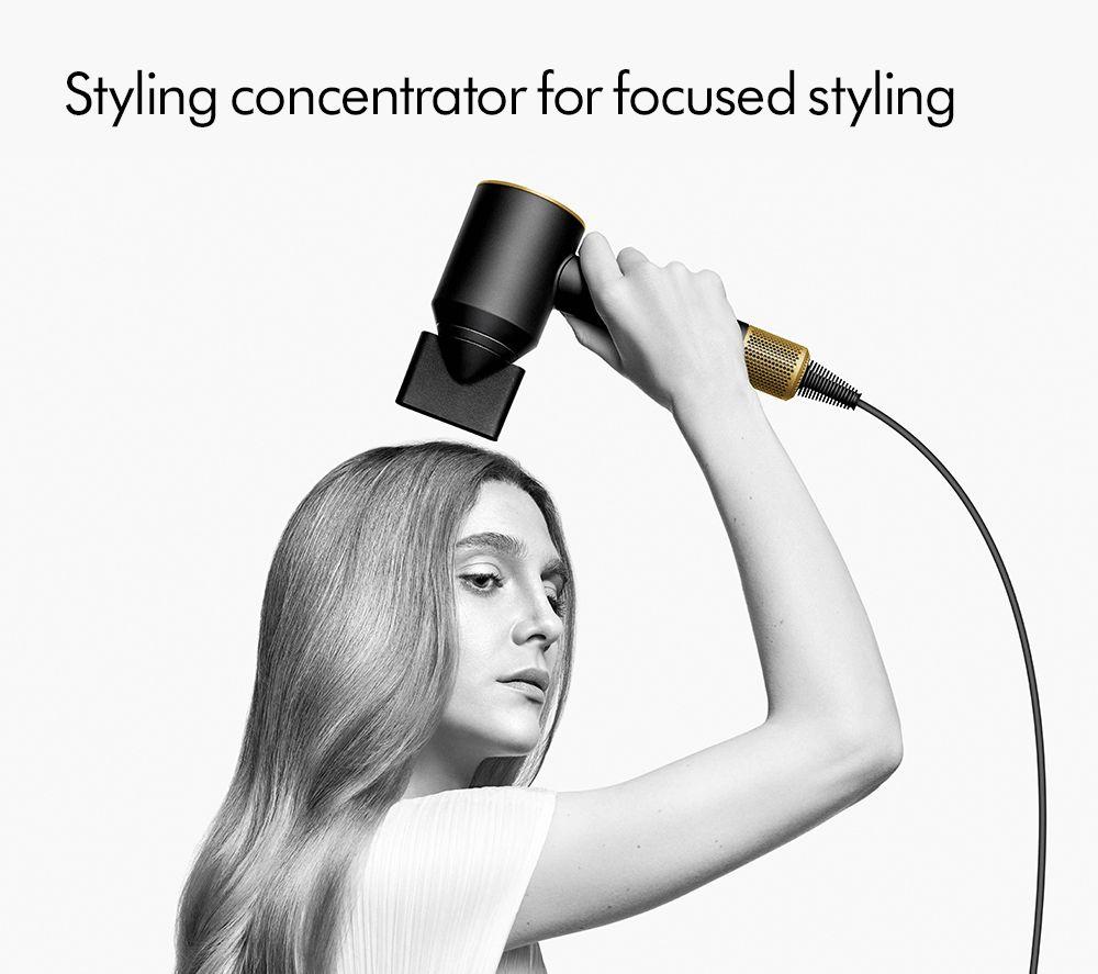 Dyson hair outlet dryer gold