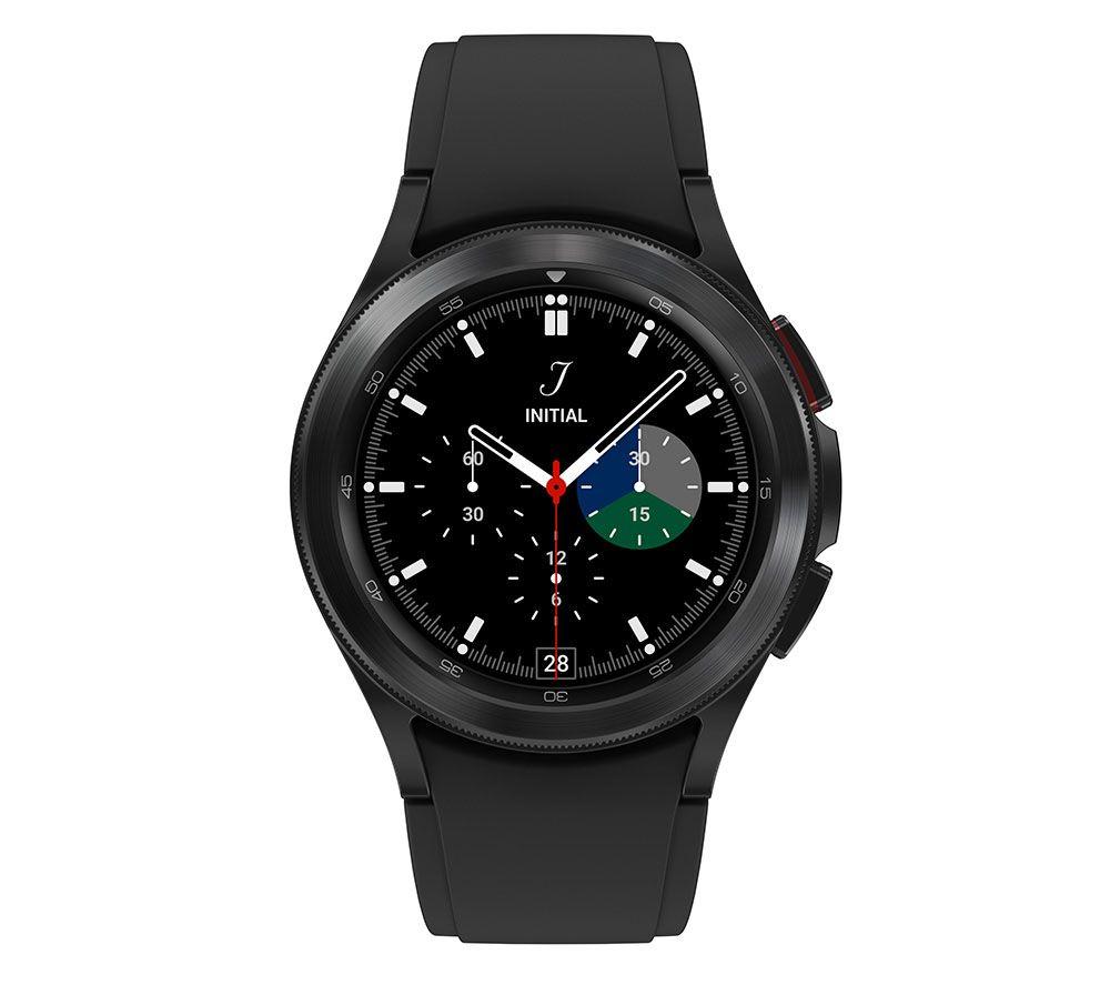SAMSUNG Galaxy Watch4 Classic 4G - Stainless Steel, Black, 46 mm, Black