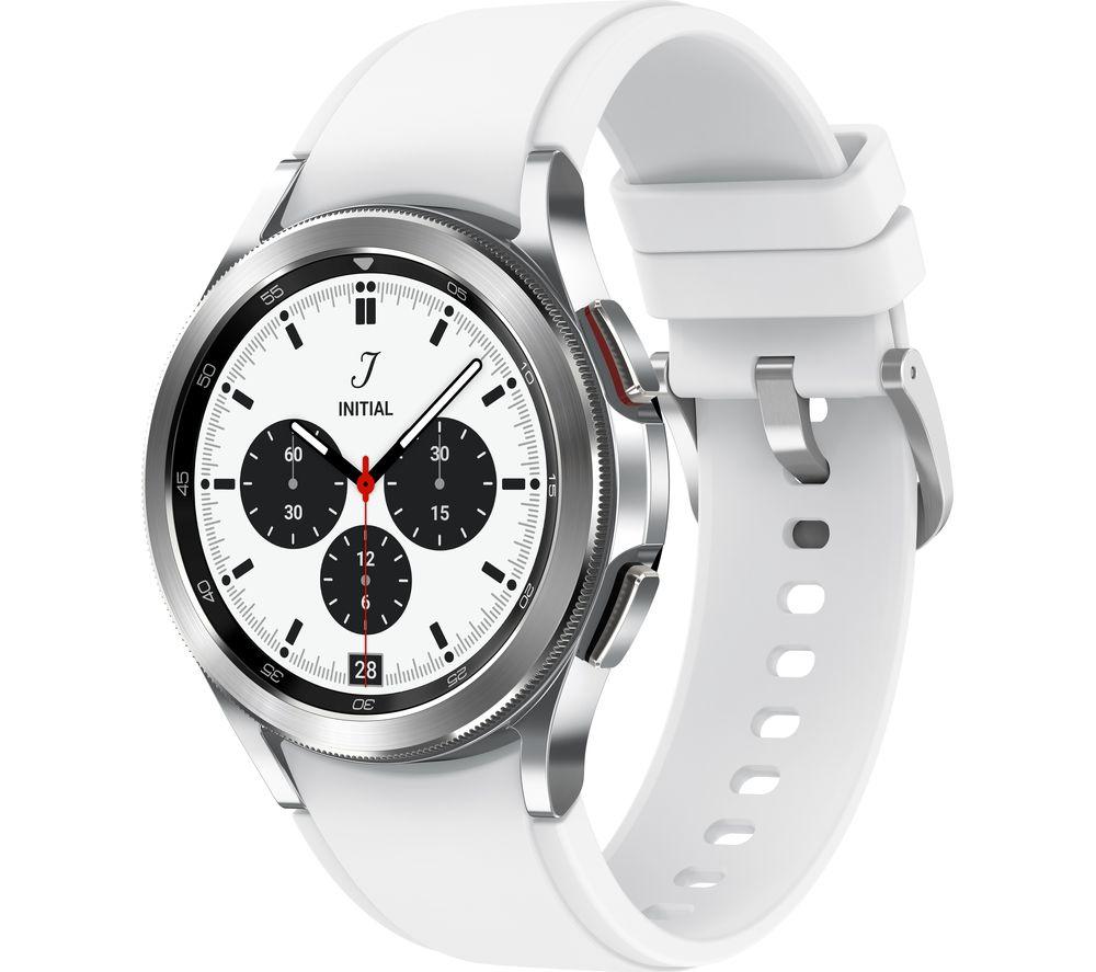 Buy SAMSUNG Galaxy Watch4 Classic BT - Stainless Steel, Silver, 42 mm |  Currys