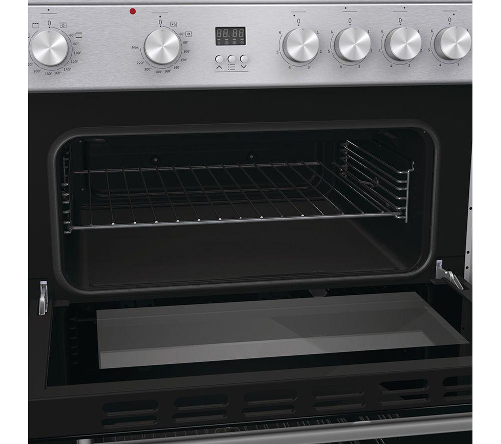 HISENSE HDE3211BXUK 60 cm Electric Ceramic Cooker - Black & Stainless Steel image number 11 of 14