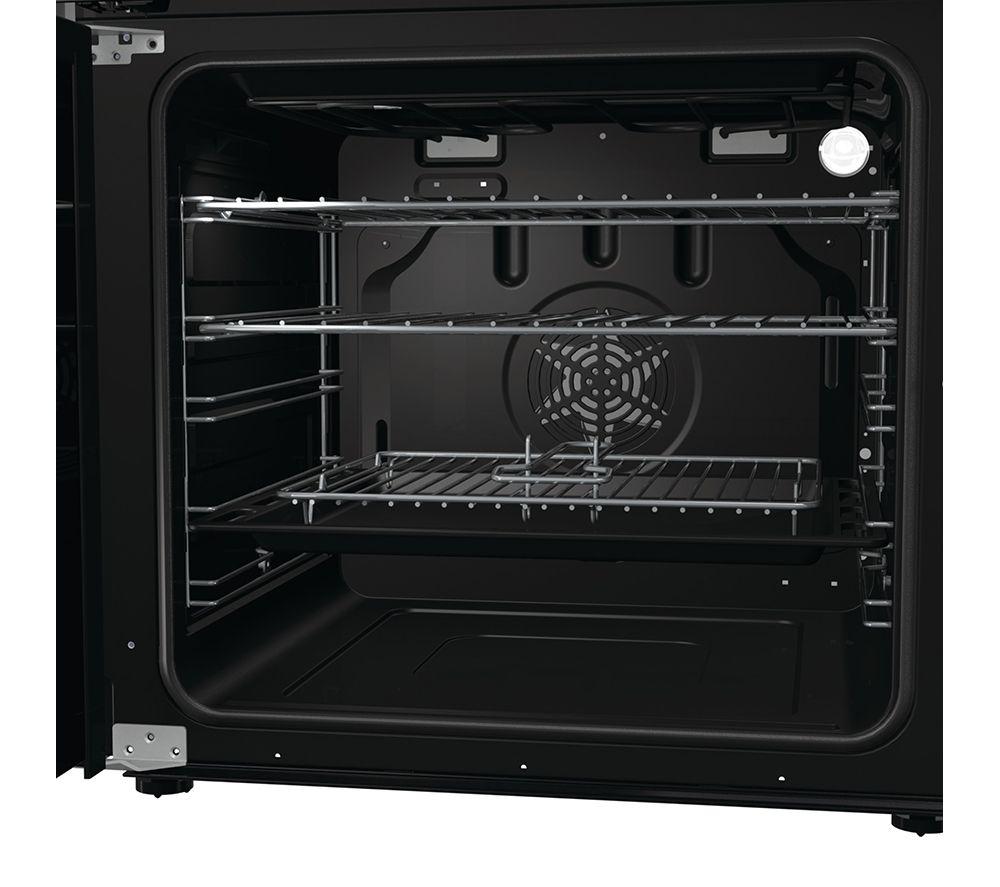 HISENSE HDE3211BXUK 60 cm Electric Ceramic Cooker - Black & Stainless Steel image number 12 of 14