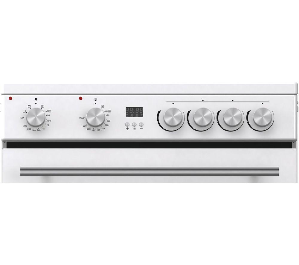 HISENSE HDE3211BWUK 60 cm Electric Ceramic Cooker - White image number 11 of 18
