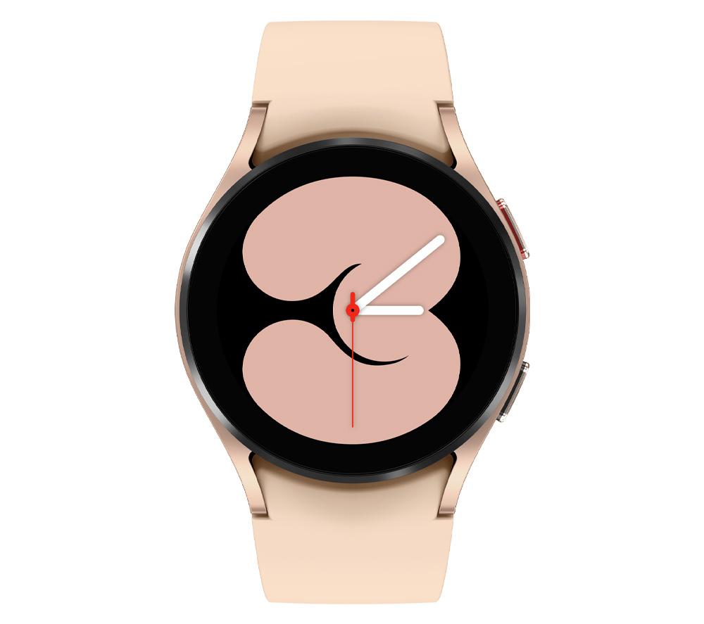 SAMSUNG Galaxy Watch4 BT with Bixby & Google Assistant - Pink Gold, 40 mm, Pink,Gold