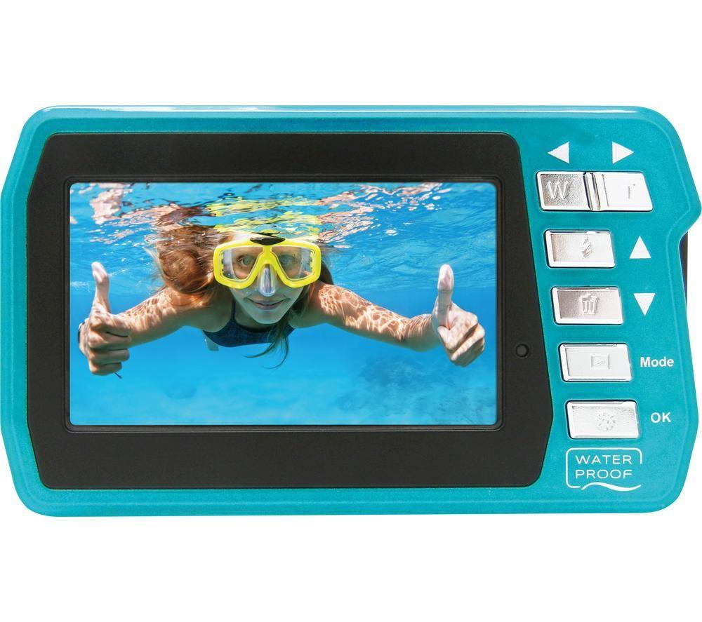 EASYPIX Aquapix W3048 Edge Compact Camera - Ice Blue image number 2 of 6