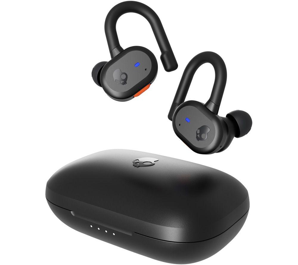 SKULLCANDY Push Active Wireless Bluetooth Sports Earbuds - True Black & Orange - image 7