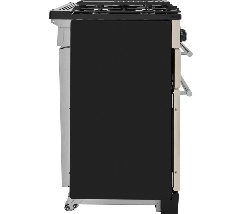 RANGEMASTER Estate 90 EST90DFFIV/C Dual Fuel Range Cooker - Ivory & Chrome image number 4 of 7